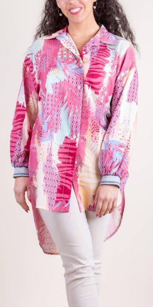 GIGI MODA Serra Shirt Pink One Size 2
