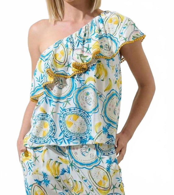 SUGARLIPS Havana Banana Ein-Schulter-Oberteil Multi XSmall 4