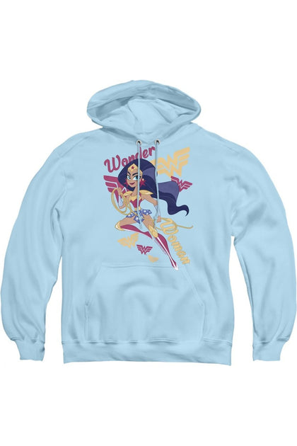 Gildan DC Comics Wonder Woman Hoodie Blue Large 2