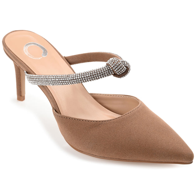 Journee Collection Lunna Pump Brown US 10 2
