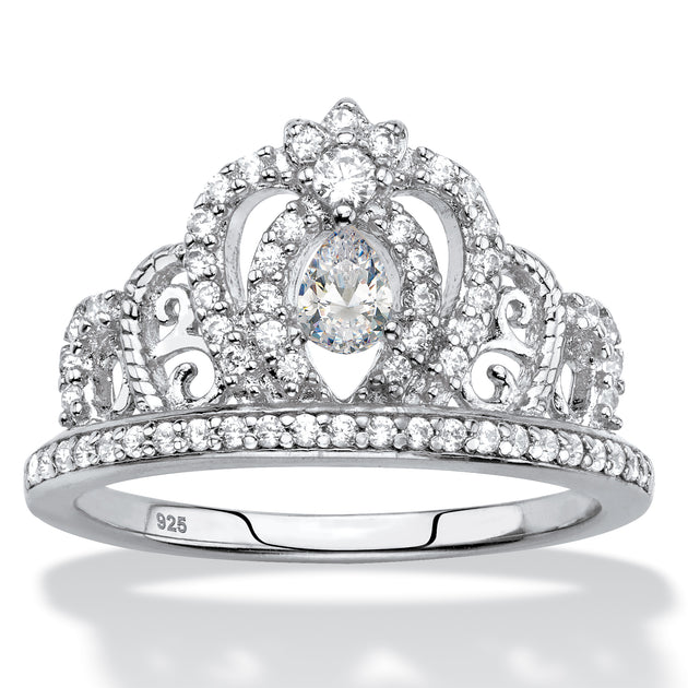 Palm .51 Crown Ring Silver US 6 2