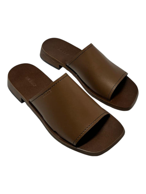 Bally Ofera Flat Sandals Brown US 8 3