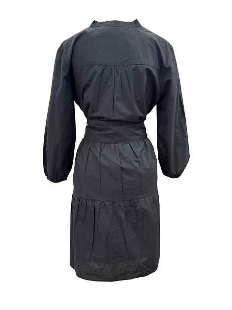 SOLEIL DE MER Martin Mini Dress Black Large 3