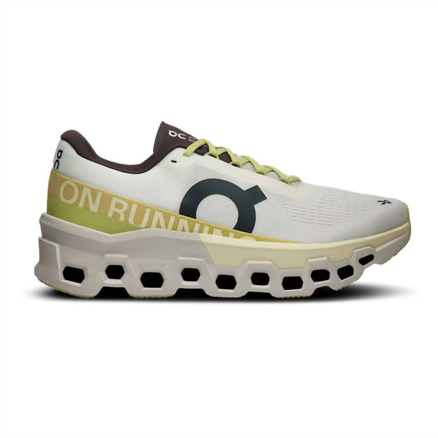 On Cloudmonster 2 Running Shoes Undyed/Zest US 10.5 2