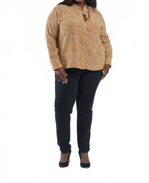 Equipment Leema Silk Shirt Yellow 3X 2