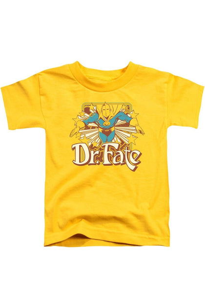 Gildan DC Comics Dr Fate Stars T-Shirt Yellow Small 2