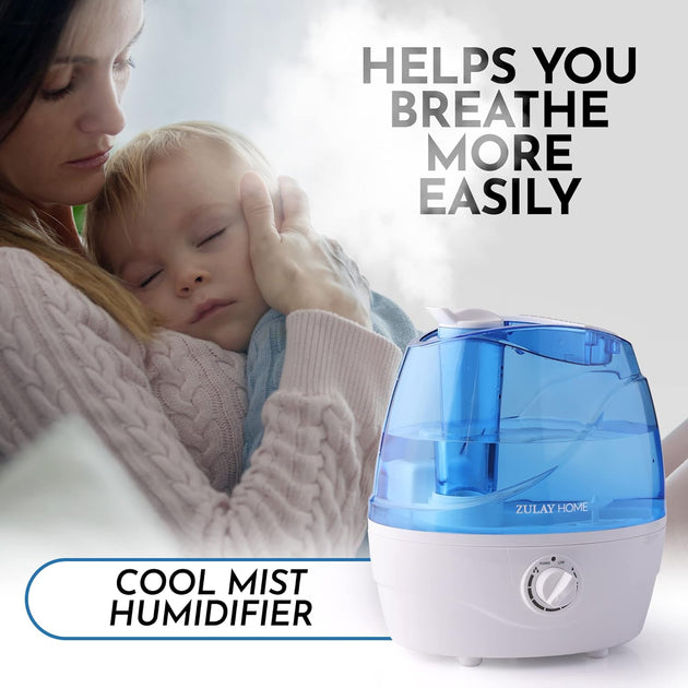 Zulay Kitchen Cool Mist Humidifier Blue 4