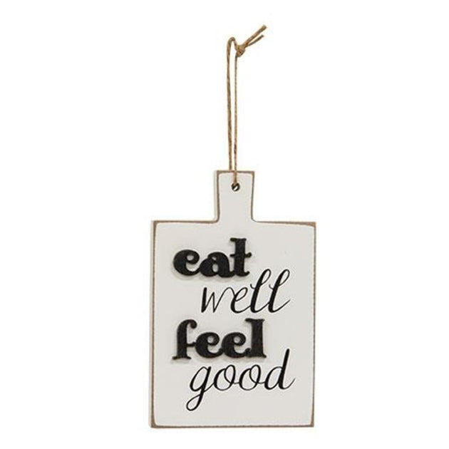 Hivvago Eat Well Feel Good Cutting Board Ornament 3