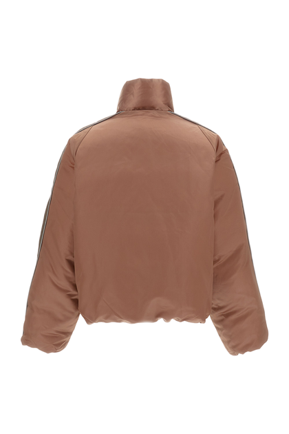 Tanaka Reversible Quilted Bomber Jacket Brown Medium 3
