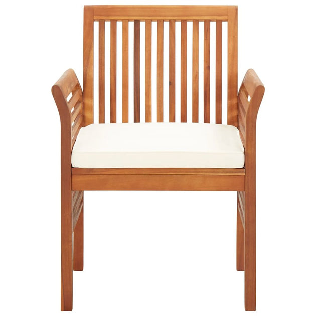 vidaXL 5964 Garden Dining Chair Brown 3