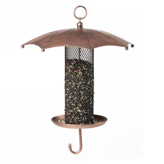 Hivvago Copper Umbrella Bird Feeder 2