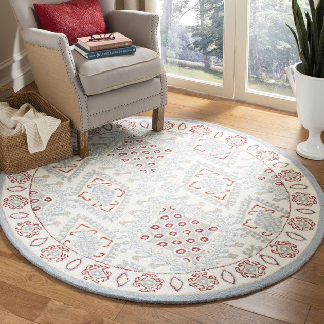 Safavieh MLP511 Area Rug Ivory Red 4