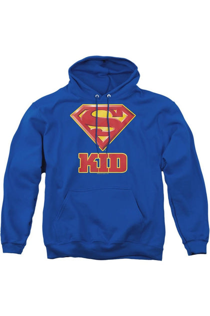 Gildan Superman Super Kid Hoodie Blue Small 2