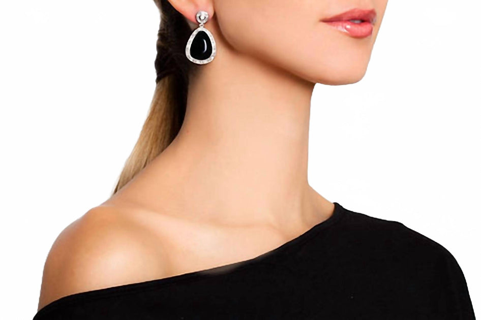 Avenue Chic Petite Nugget Earrings Black One Size 4