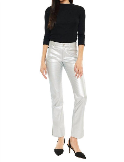 KanCan Starlight Shimmer Pants White Petite 26 3