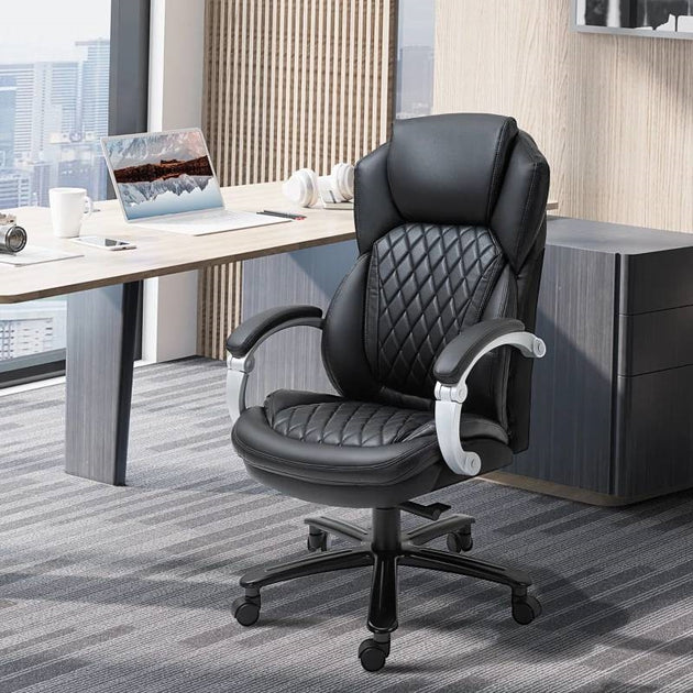 Hivvago Big and Tall Executive Office Chair Black 3