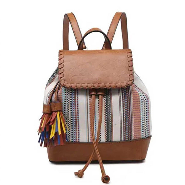 NEW JEN & CO. women\'s kourtney backpack in boho rust Women main image 2