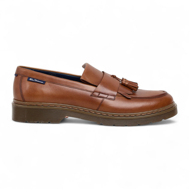 GH Bass & Co. Sherman Brown Leather Loafer With Tassels Men\'s Size 10 GH Bass Tassel Loafers | eBay main image 3