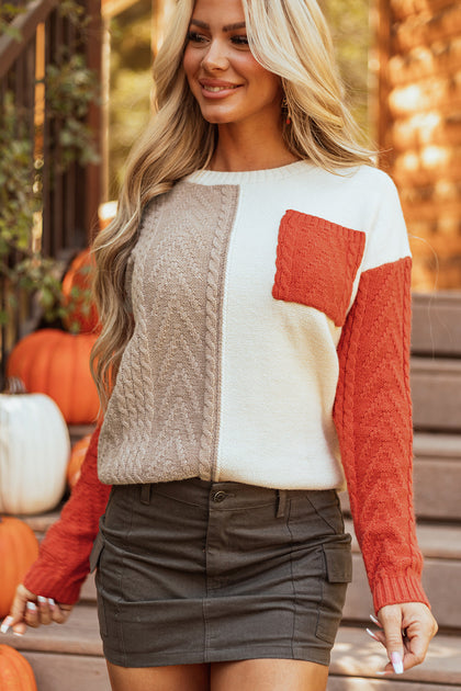 Pull TRUEDAMES Gold Flame Colorblock Or Small 2