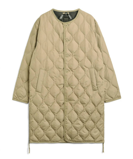 Taion Military Crew Neck Down Jacket Light Mocha Small 2