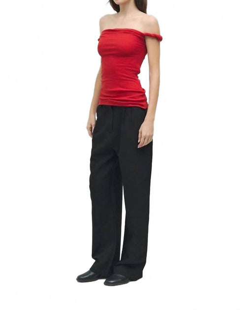 all - row Alix Top Red Medium 4