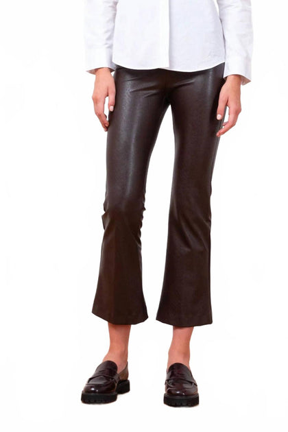 Avenue Montaigne Leo Pleather Pant Silver US 10 2