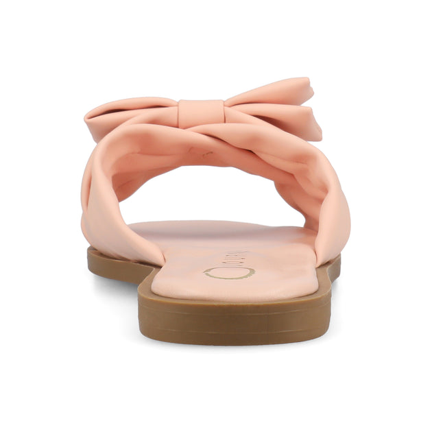 Journee Collection Prylin Flat Sandal Pink US 10 4
