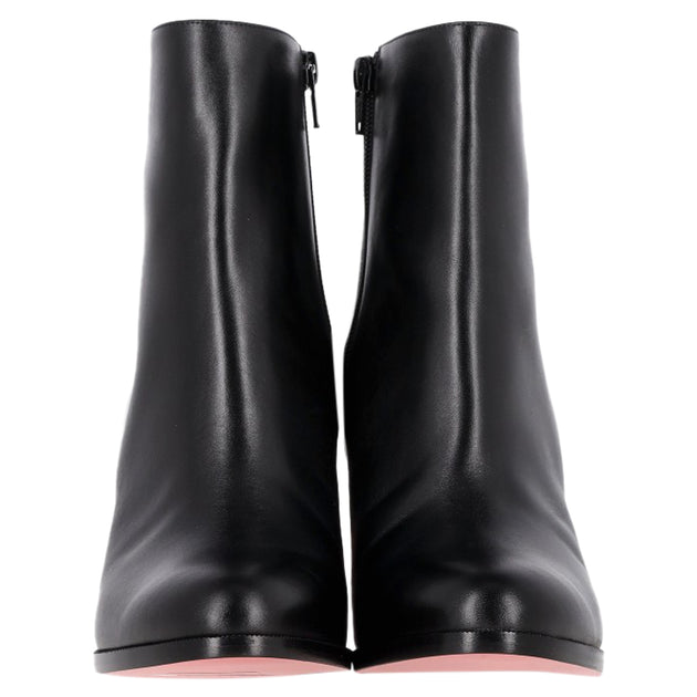 Christian Louboutin Adox 85 Ankle Boots In Black Leather | ShopSimon