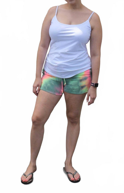 HEIMISH USA Tie Dye Knit Shorts Multi 2X 2
