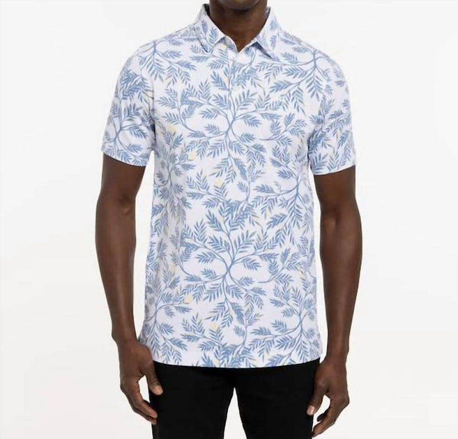 TravisMathew Desert Wind Polo Shirt White XLarge 2