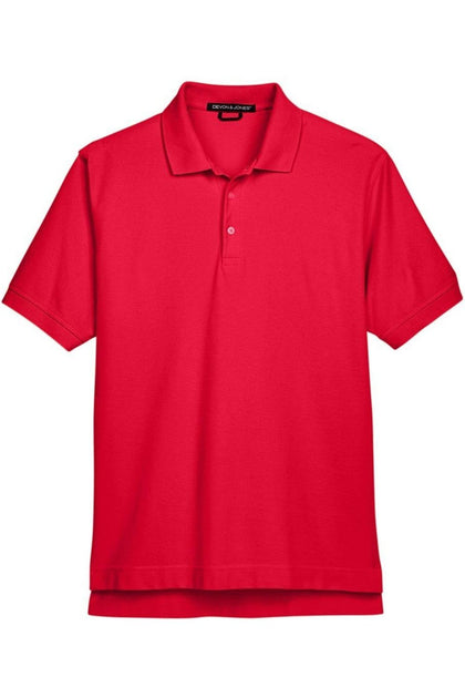 Devon & Jones Pima Piqu Polo Red 4XLarge 2