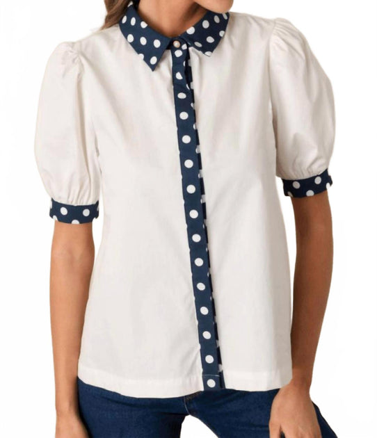 Prosperina Penny Blouse White Large 2