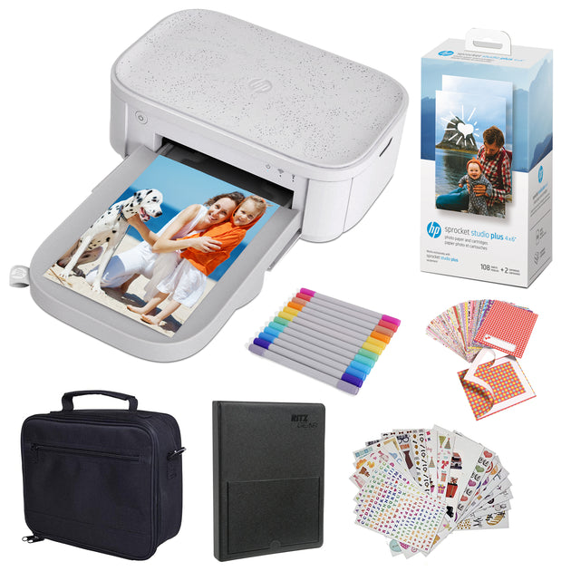 HP Sprocket Studio Plus Instant Photo Printer White 2