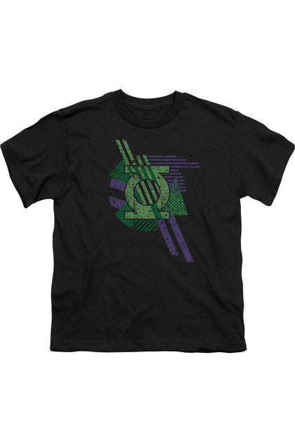 Gildan DC Comics Lantern Shapes T-Shirt Schwarz Small 2
