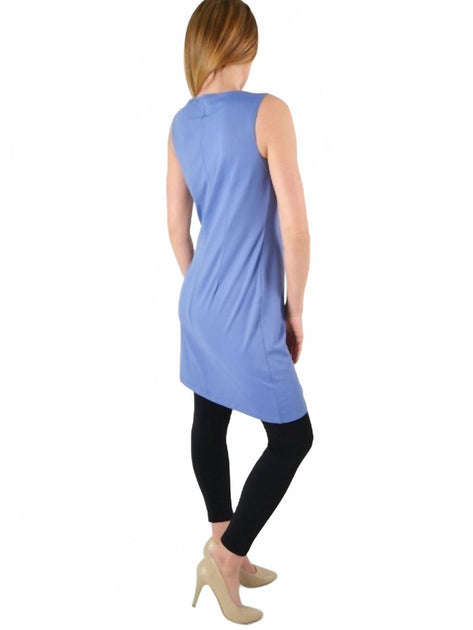 Judy P Sabrina Sleeveless Dress Blue Large 3