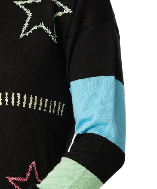 French Kyss Scoop Star Top Black Small 3