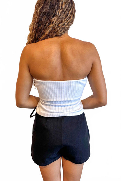 day + moon Denim Wrap Skort Blue Medium 3