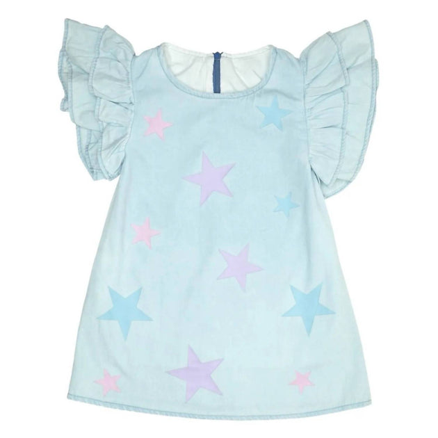 Mini Dreamers London Star Dress Beige US 6 3
