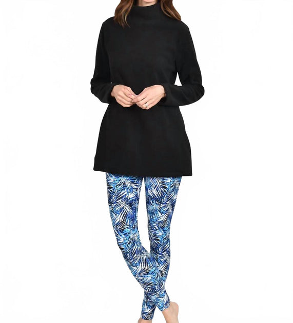 Southwind Nantucket Fleece Tunic Black Small 3