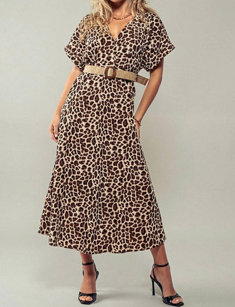 Urban Daizy Belted Dress Multi Large 2