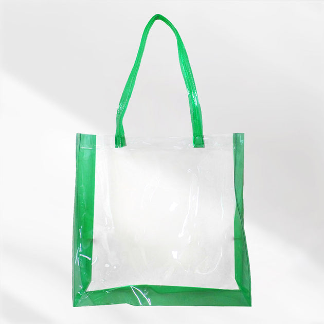 FASHNZFAB Transparent Tote Bag White One Size 4