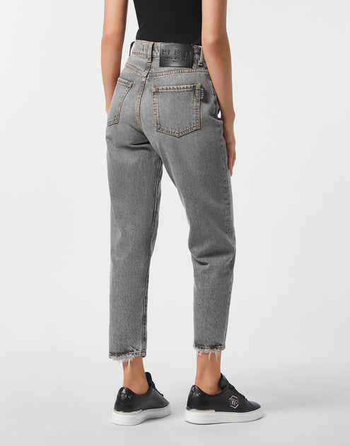 Philipp Plein Mom Fit Jeans Grey 30 4