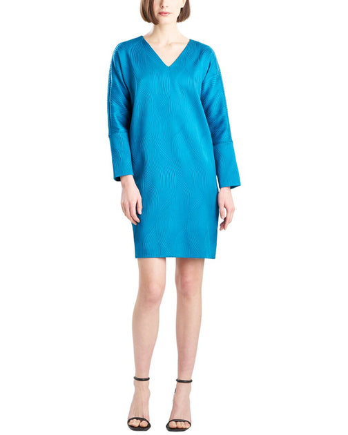 Natori Wedge Dress Blau Small 2