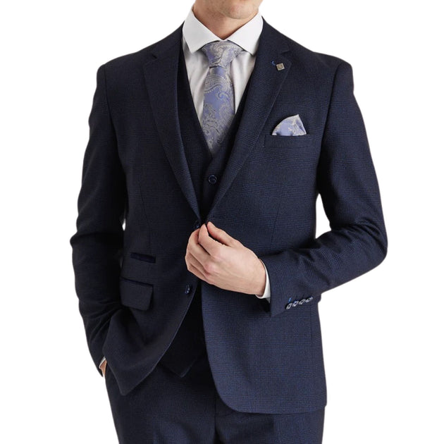 Infinity Men's Suit Blazer Navy US 44 Regular 3