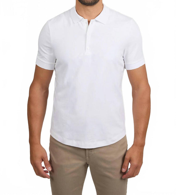 Monfrere Pierce Polo Shirt White Small 2