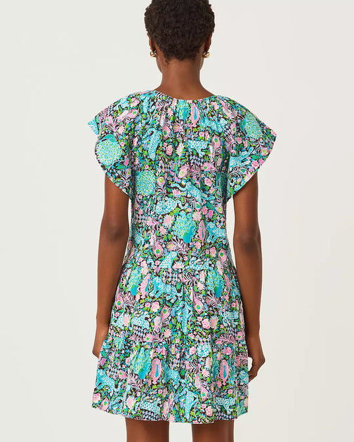 Lilly Pulitzer Norella Linen Dress Multi Small 3