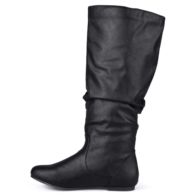Journee Collection Jayne Wide Calf Boot Grey US 8.5 3