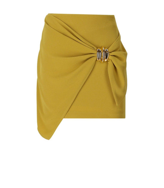 ミニスカート Elisabetta Franchi Curry Wrap Skirt Elisabetta Franchi Curry Wrap Skirt | ShopSimon