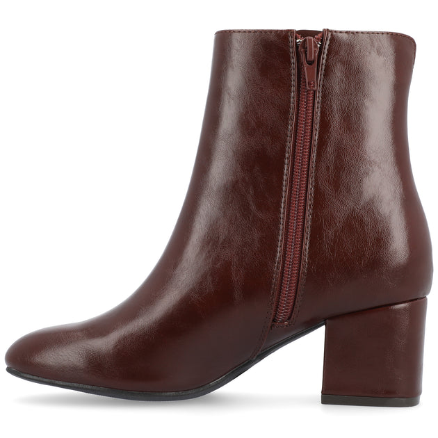 Journee Collection Adria Booties Brown US 9.5 4