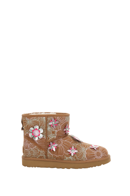 UGG Classic Mini Meadow Embroidered Boots Brown US 9 2